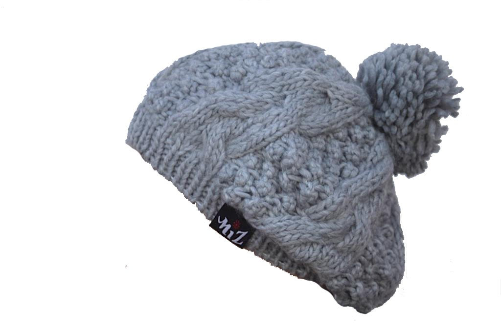 Grey winter hats