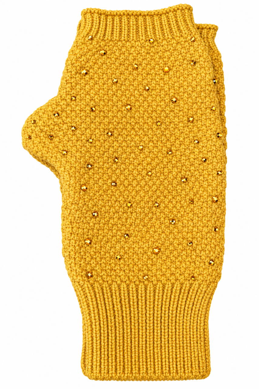 Fingerless Knit Gloves