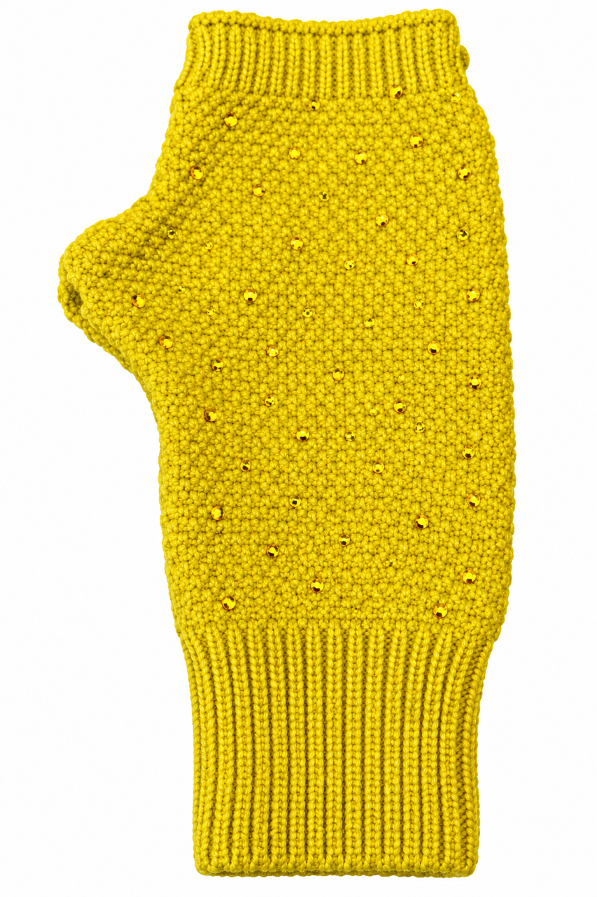 Fingerless Knit Gloves