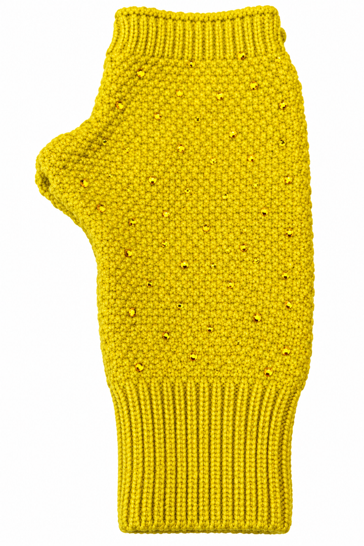 Fingerless Knit Gloves