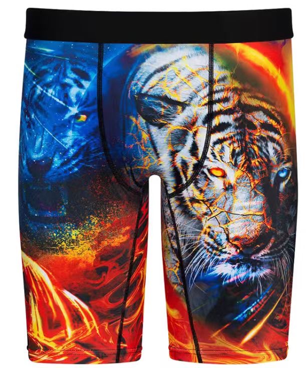 Fire Ice Tiger Boxer Briefs