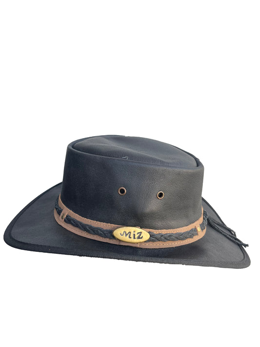 Black Leather Cowboy Hats