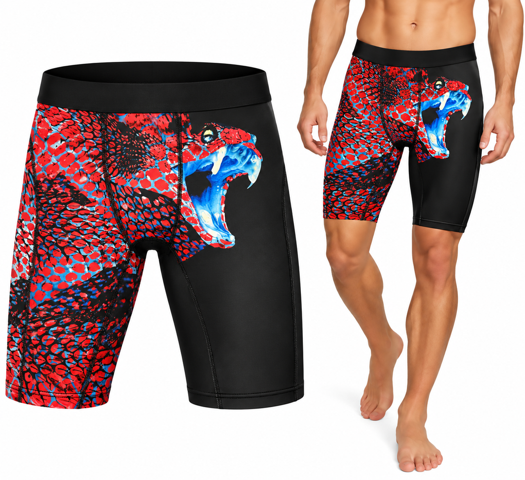 Men Boxer Brief Snake Design