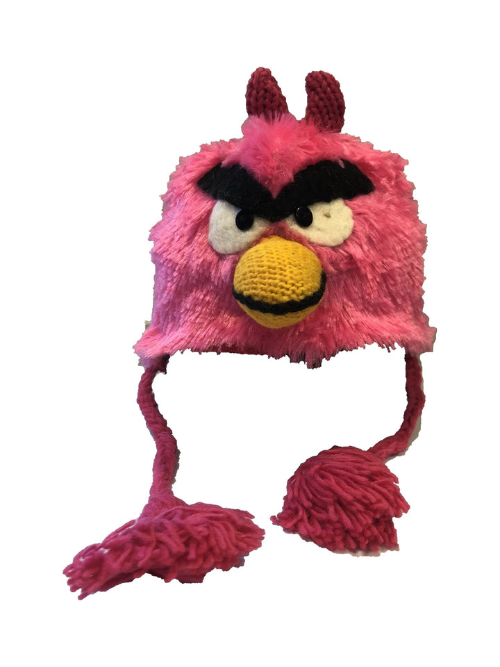 Kids' bird hat in pink