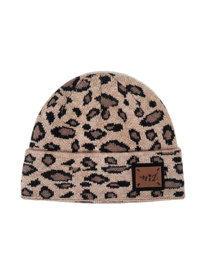 Beanie Tiger leopard beanie in beige