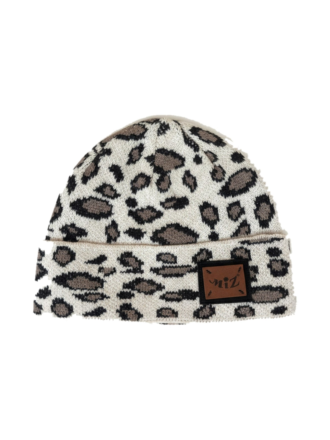 Beanie Tiger leopard beanie in off-white