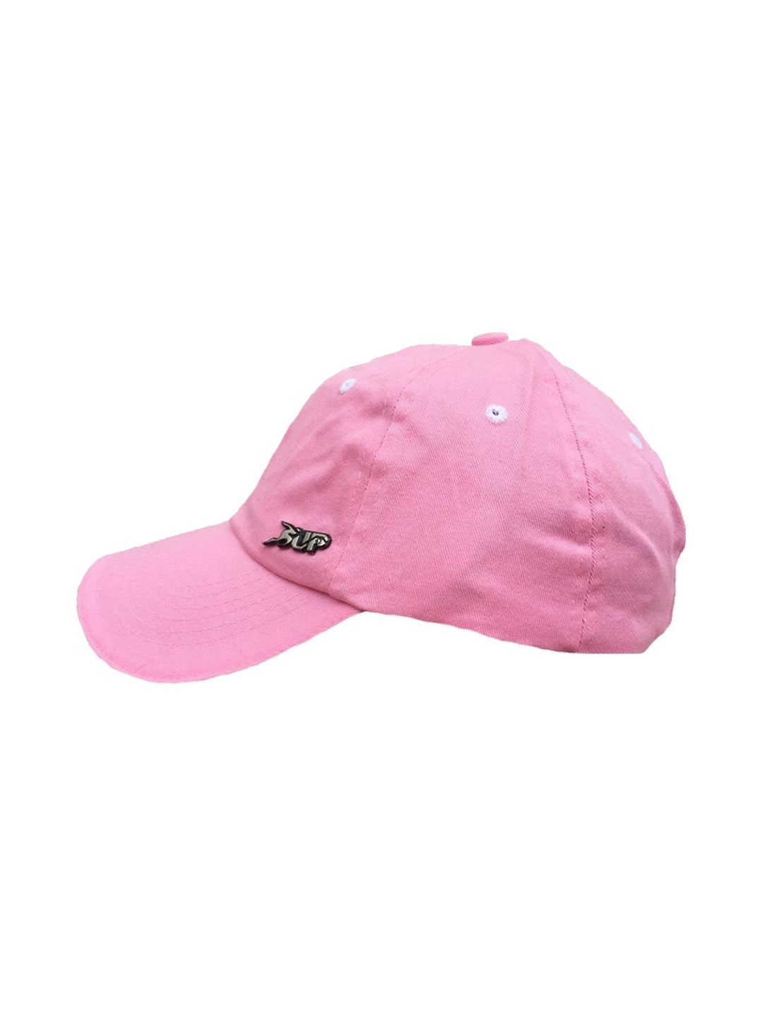 Men's washed-look baseball cap in pink