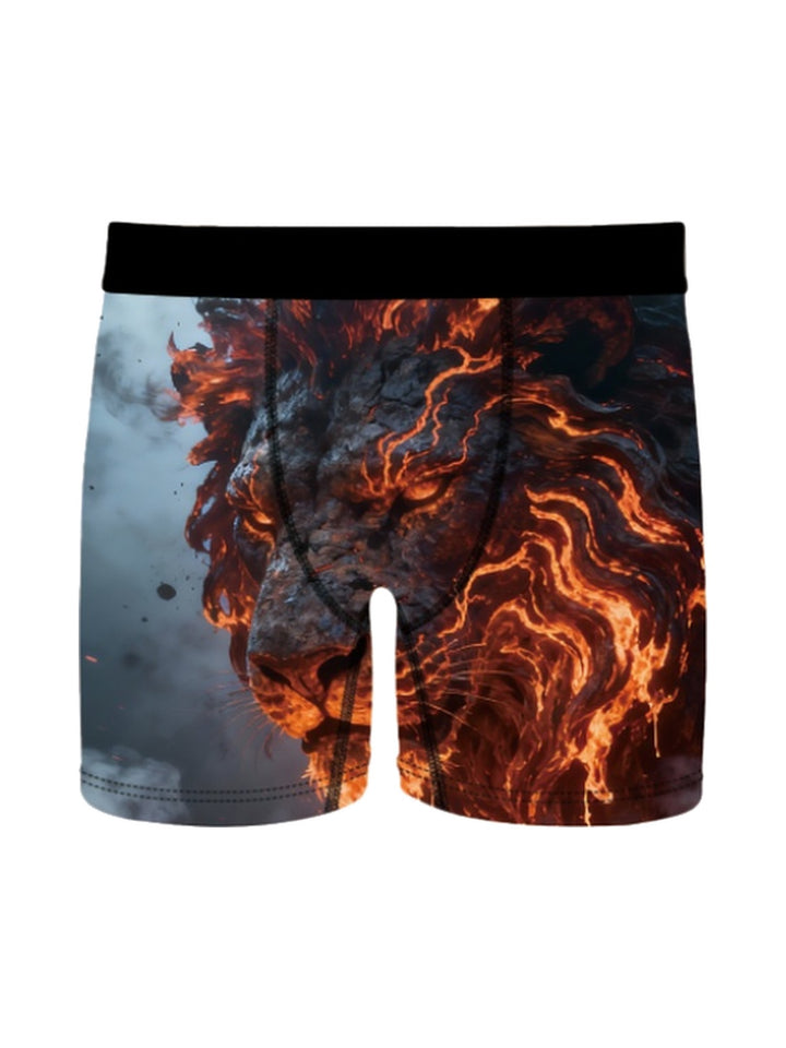 Lava Lion boxer briefs, front view