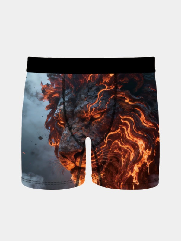 Lava Lion boxer briefs, front view