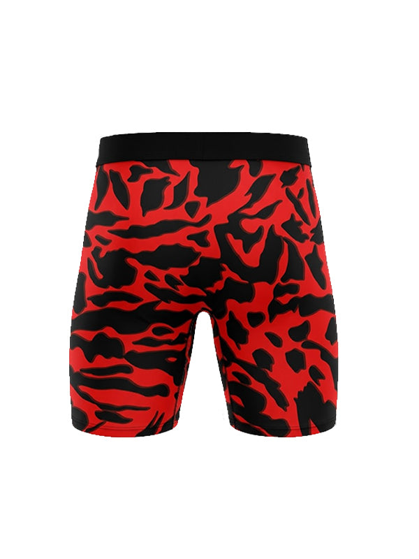 Red Black Shark Camo Boxer Briefs