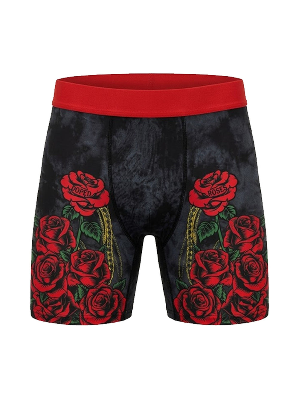 Men's Boxer Briefs Skeleton Hands and Roses, view 2