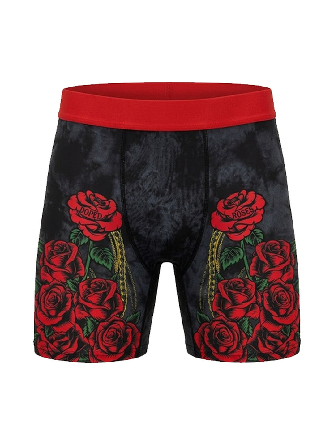 Men's Boxer Briefs Skeleton Hands and Roses, view 2