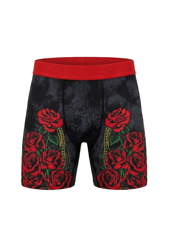 Skeleton Hand Roses Boxer Briefs
