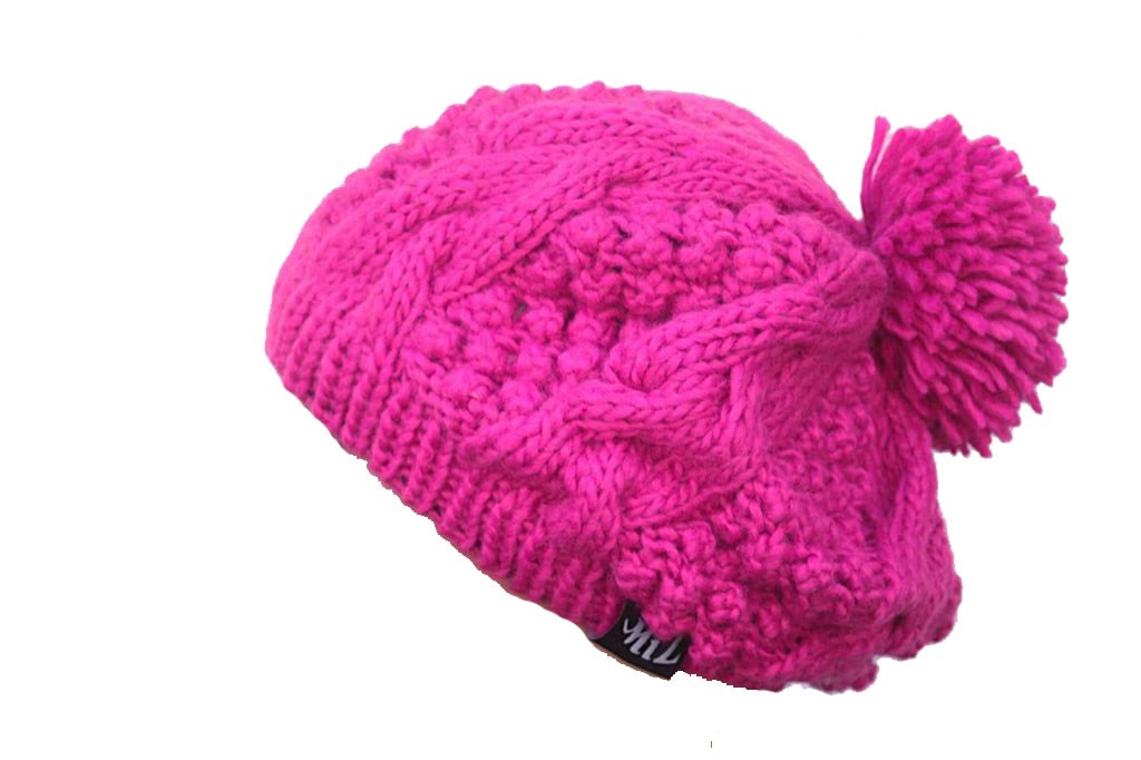 pink winter hats